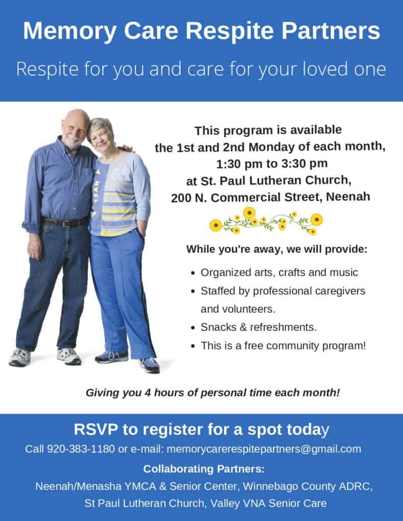 Memory Care Respite Partners – Neenah