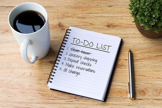 To-Do List: Clean House is Checked Off